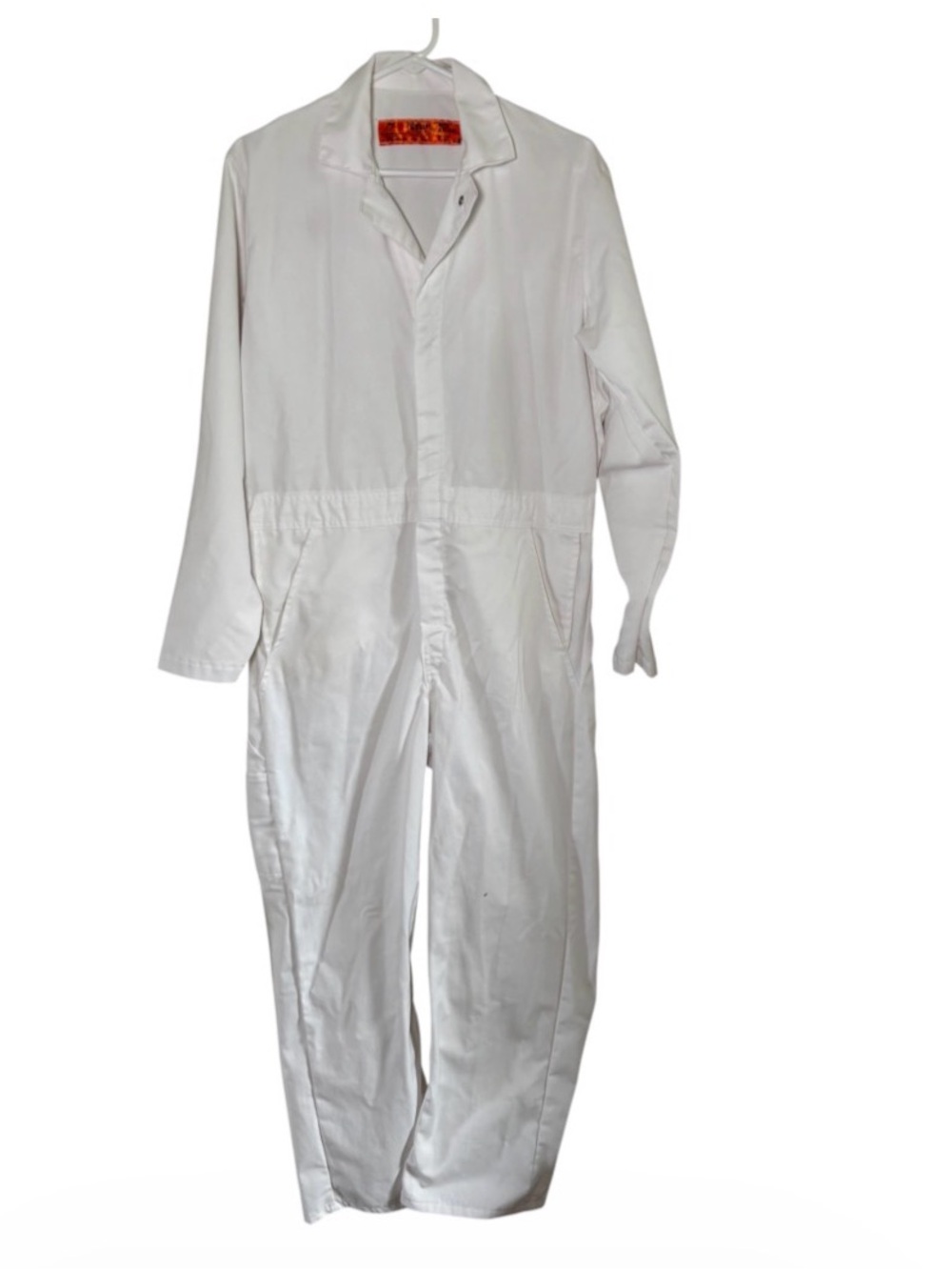 Red Kap White Coverall Jumpsuit Size S